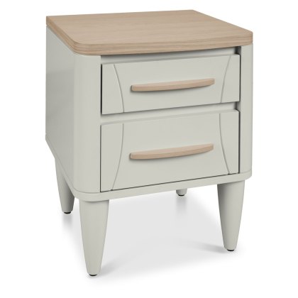 Jansson Oak 2 Drawer Bedside Chest Jansson Oak 2 Drawer Bedside Chest