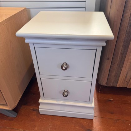 Showroom Clearance: Armance 2 Drawer Narrow Bedside Cabinet Showroom Clearance: Armance 2 Drawer Narrow Bedside Cabinet
