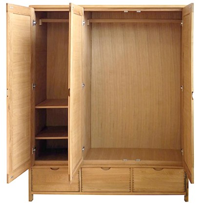 Ercol Bosco 3 Door Wardrobe