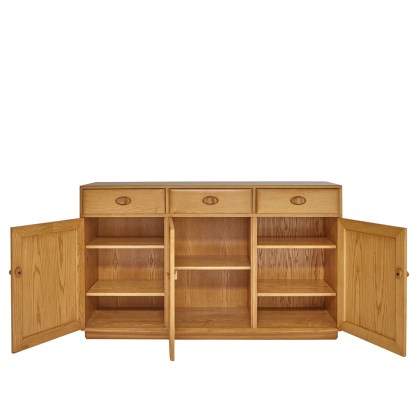 Ercol Windsor 3 Door High Sideboard