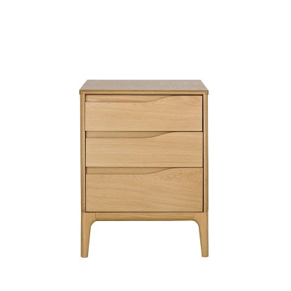 Ercol Rimini 3 Drawer Bedside Cabinet