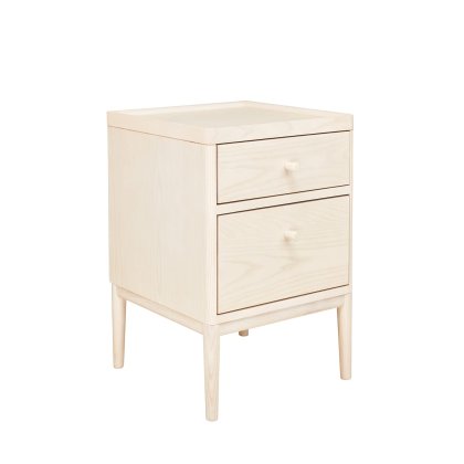 Ercol Salina 2 Drawer Bedside Cabinet