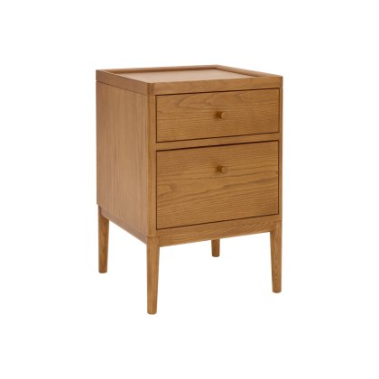 Ercol Salina 2 Drawer Bedside Cabinet Ercol Salina 2 Drawer Bedside Cabinet