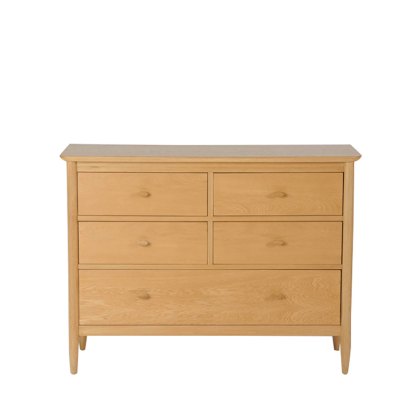 Ercol Teramo 5 Drawer Wide Chest