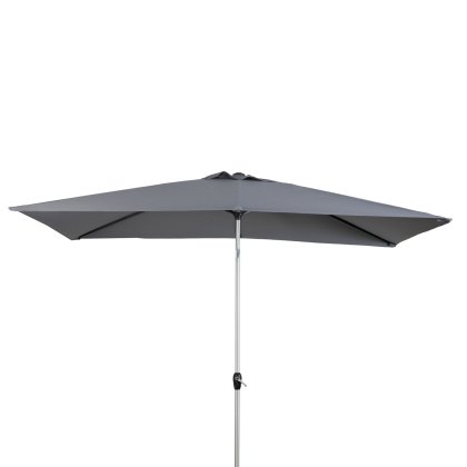 Villerio 2x3m Parasol in Grey Villerio 2x3m Parasol in Grey