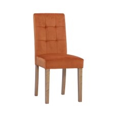 Lynton Oak Stitch Back Upholstered Dining Chair Lynton Oak Stitch Back Upholstered Dining Chair