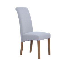 Lynton Oak Rollback Upholstered Dining Chair Lynton Oak Rollback Upholstered Dining Chair