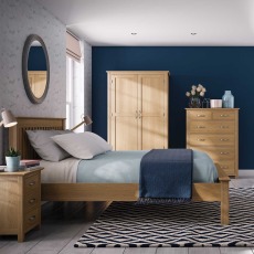 Lynton Oak All Hanging Double Wardrobe Lynton Oak All Hanging Double Wardrobe