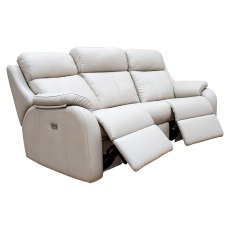 G Plan Kingsbury 3 Seater Curved Electric Double Recliner Sofa G Plan Kingsbury 3 Seater Curved Electric Double Recliner Sofa