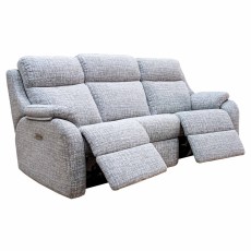 G Plan Kingsbury 3 Seater Curved Electric Double Recliner Sofa with Headrest & Lumbar G Plan Kingsbury 3 Seater Curved Electric Double Recliner Sofa with Headrest & Lumbar