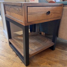 Showroom Clearance: Lyndon 1 Drawer Lamp Table Showroom Clearance: Lyndon 1 Drawer Lamp Table