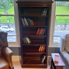 Showroom Clearance: Bradley Mahogany 914 Tall Bookcase Showroom Clearance: Bradley Mahogany 914 Tall Bookcase