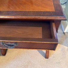 Showroom Clearance: Iain James AMC169 Scissor Leg End Table with Drawer Showroom Clearance: Iain James AMC169 Scissor Leg End Table with Drawer