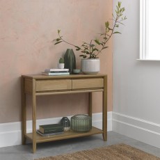 Ibsen Oak Console Table With Drawers Ibsen Oak Console Table With Drawers