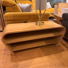 Showroom Clearance: Tom Schneider Home Theatre Taper Small Oak Media Unit Showroom Clearance: Tom Schneider Home Theatre Taper Small Oak Media Unit