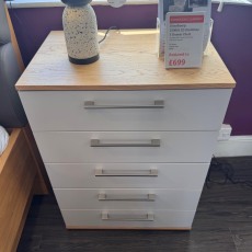Showroom Clearance: Disselkamp CD Studioline 250065 5 Drawer Chest Showroom Clearance: Disselkamp CD Studioline 250065 5 Drawer Chest