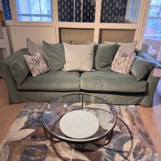 Showroom Clearance: Collins & Hayes Maple Grand Pillow Back Loose Cover Sofa Showroom Clearance: Collins & Hayes Maple Grand Pillow Back Loose Cover Sofa