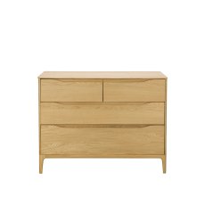 Ercol Rimini 4 Drawer Low Wide Chest