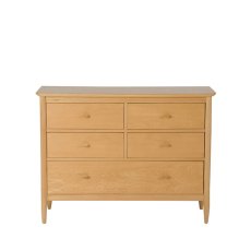 Ercol Teramo 5 Drawer Wide Chest