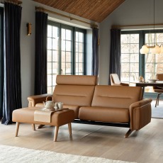 Stressless Stella 2 Seater Sofa with Wood Arms Stressless Stella 2 Seater Sofa with Wood Arms