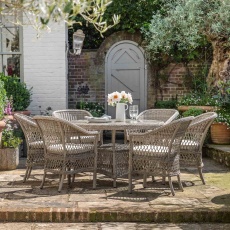 Mapperton 6 Seater Round Dining Set