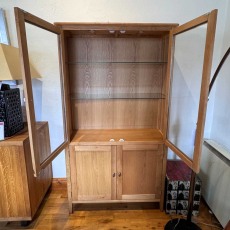 Showroom Clearance: Sulis Oak Display Cabinet