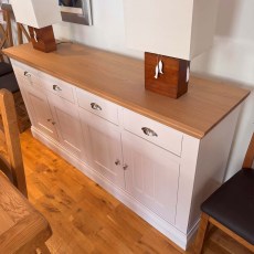 Showroom Clearance: Cello 4 Door 4 Drawer Large Sideboard Showroom Clearance: Cello 4 Door 4 Drawer Large Sideboard