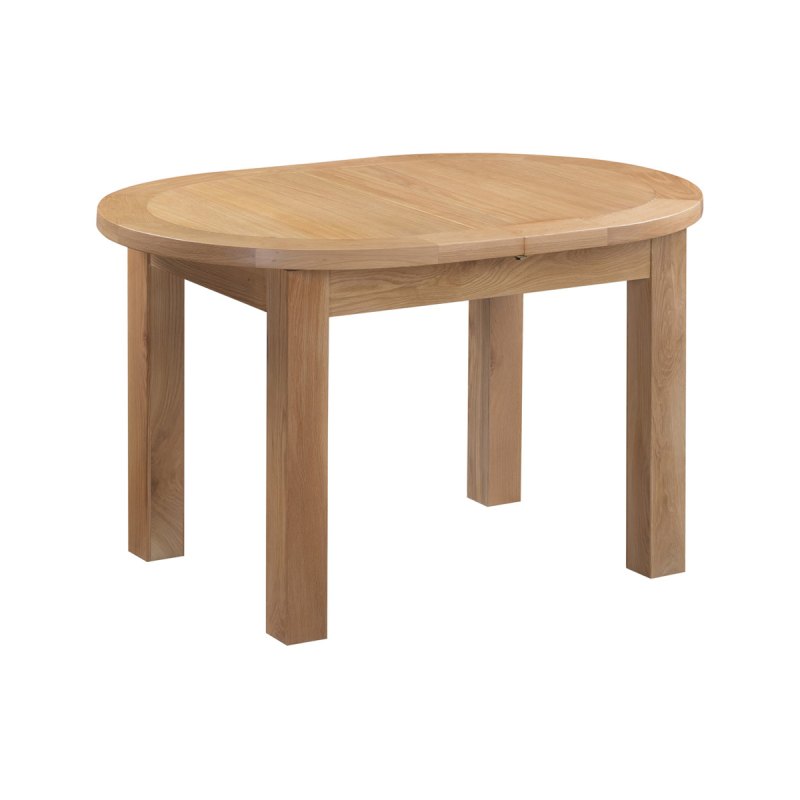 Lynton Oak D-End Extending Dining Table Lynton Oak D-End Extending Dining Table