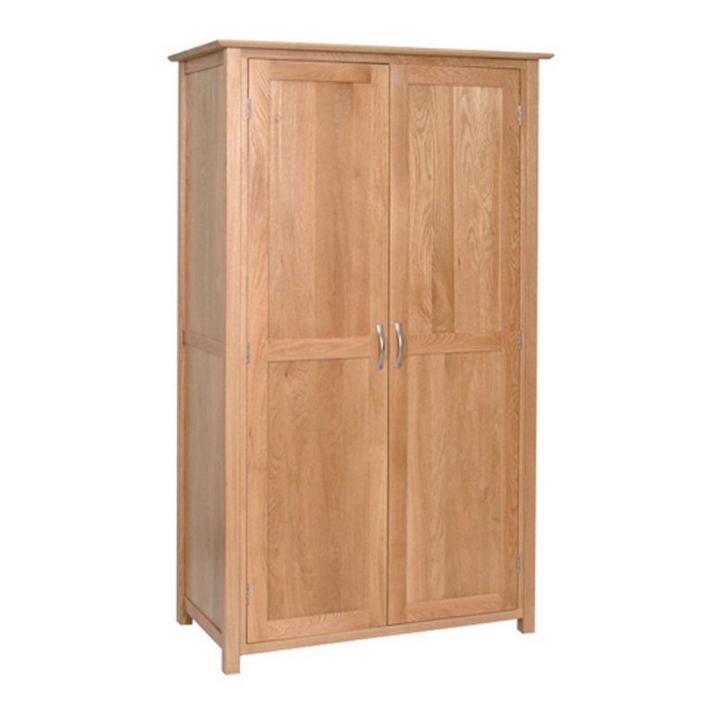 Lynton Oak All Hanging Double Wardrobe Lynton Oak All Hanging Double Wardrobe