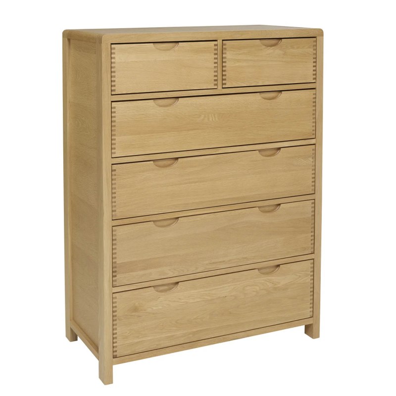 Ercol Bosco 6 Drawer Tall Wide Chest Ercol Bosco 6 Drawer Tall Wide Chest