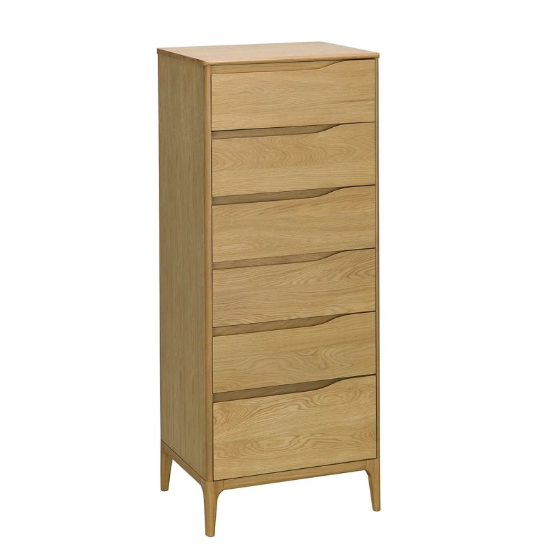 Ercol Rimini 6 Drawer Tall Chest Ercol Rimini 6 Drawer Tall Chest