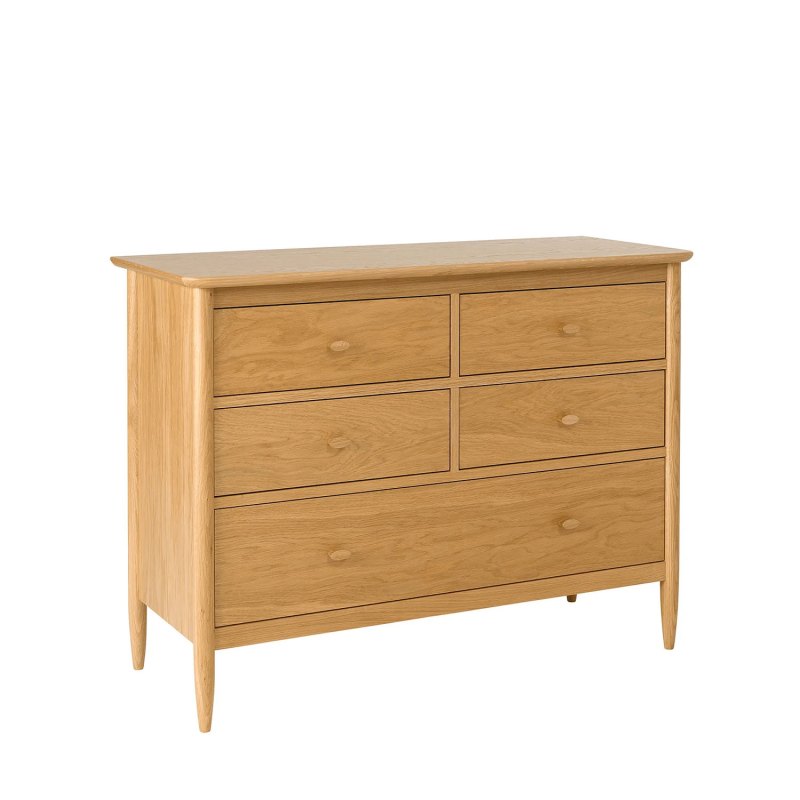 Ercol Teramo 5 Drawer Wide Chest Ercol Teramo 5 Drawer Wide Chest