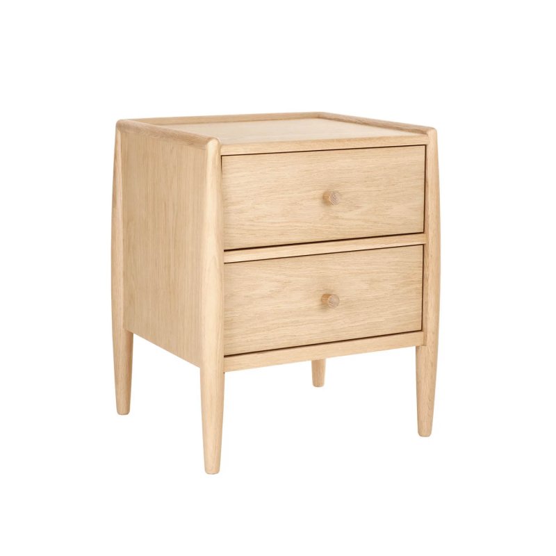 Ercol Winslow 2 Drawer Bedside Chest Ercol Winslow 2 Drawer Bedside Chest