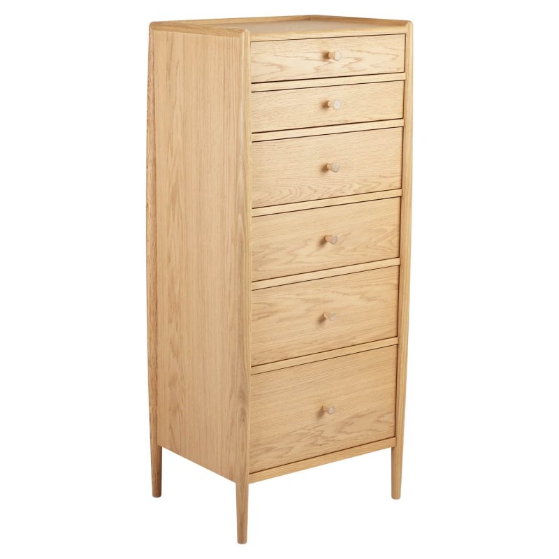 Ercol Winslow 6 Drawer Tall Chest Ercol Winslow 6 Drawer Tall Chest