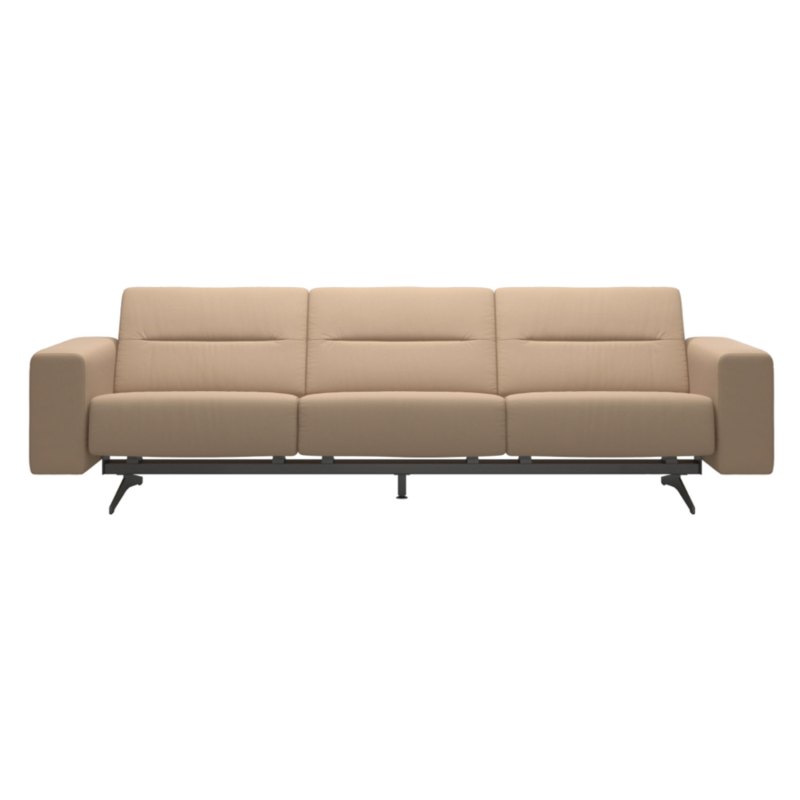 Stressless Stella 3 Seater Sofa with Upholstered Arm Stressless Stella 3 Seater Sofa with Upholstered Arm