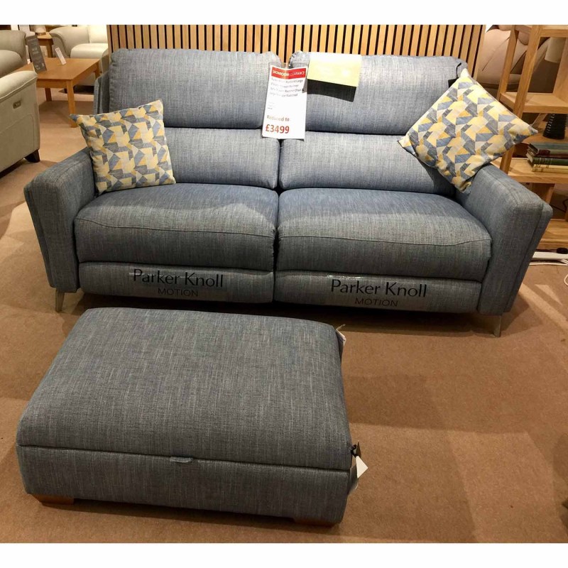 Showroom Clearance: Parker Knoll Portland Large 2 Seater Power Reclining Sofa, Power Recliner Chair Showroom Clearance: Parker Knoll Portland Large 2 Seater Power Reclining Sofa, Power Recliner Chair