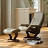 Stressless Consul Chair & Stool with Classic Base QUICKSHIP Stressless Consul Chair & Stool with Classic Base QUICKSHIP