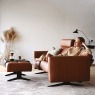 Stressless Stella 2 Seater Sofa with Upholstered Arm Stressless Stella 2 Seater Sofa with Upholstered Arm