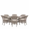 Mapperton 6 Seater Round Dining Set Mapperton 6 Seater Round Dining Set