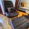 Showroom Clearance: Vincent Casual Chair & Footstool Showroom Clearance: Vincent Casual Chair & Footstool