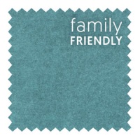 BLU206 Blue Larimar Family Friendly Soft Velvet