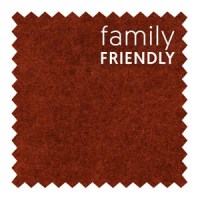 DEE207 Deep Carnelian Family Friendly Soft Velvet