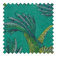 LOR147 Paradise Bird Teal - ACCENT